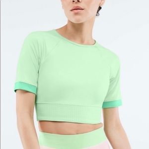 fabletics green top